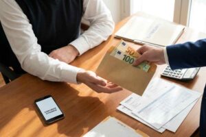 datore di lavoro paga in contanti