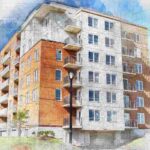 rappresentazione grafica di un condominio