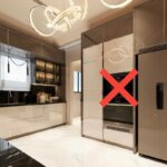 cucina ed x rossa su forno a microonde