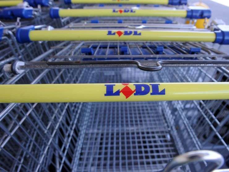 carrelli della spesa della lidl